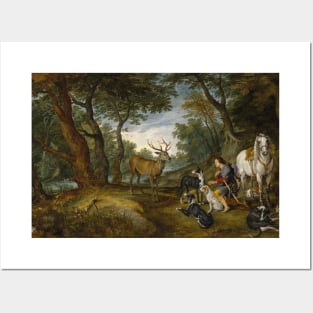 The Vision of St Hubert by Jan Bruegel and Peter Paul Rubens Posters and Art